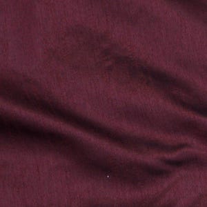 Dark Maroon Art Silk Curtain Panels, Faux Silk Curtains (Rod Pocket, Grommet, Box Pleat, Three Pinch Pleat, Tab Top And Plain Ring Top) image 6
