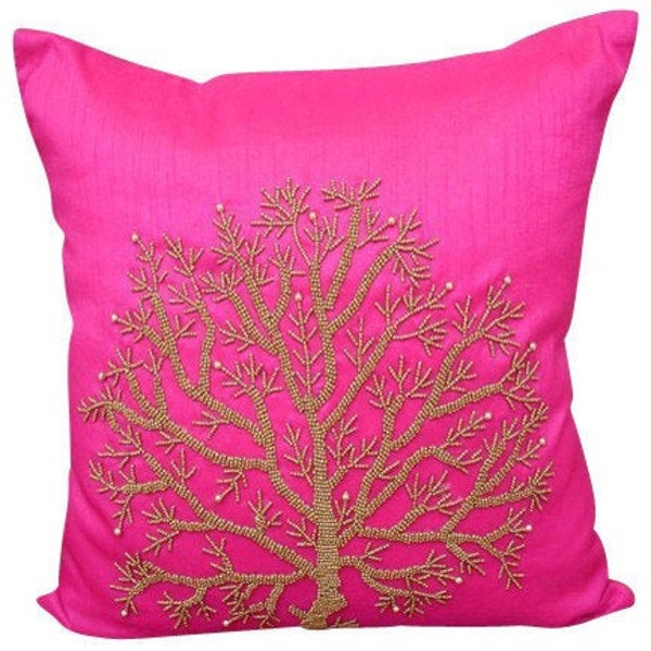 Fuchsia Pillow Etsy