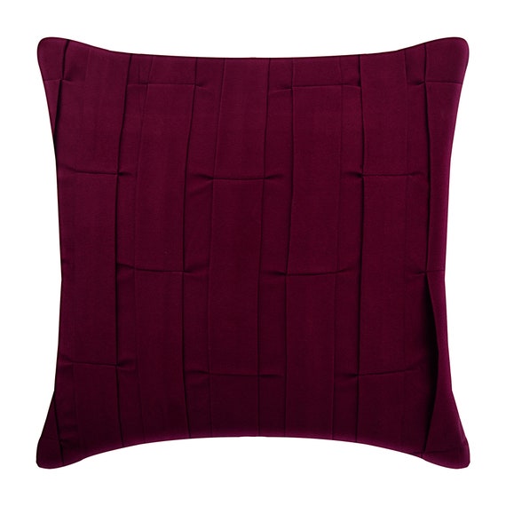 Suede Burgundy Purple Throws for Sofa 16x16 Etsy India