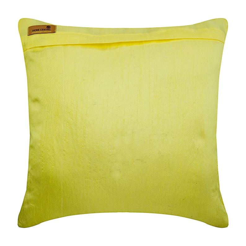 Decorative Yellow Euro Pillow Cover 24x24 / Etsy