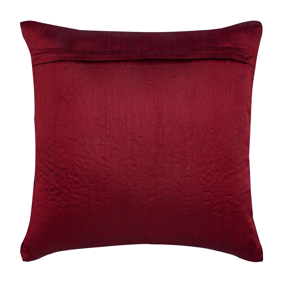 Decorative Deep Red Bed Pillow Cover - Etsy
