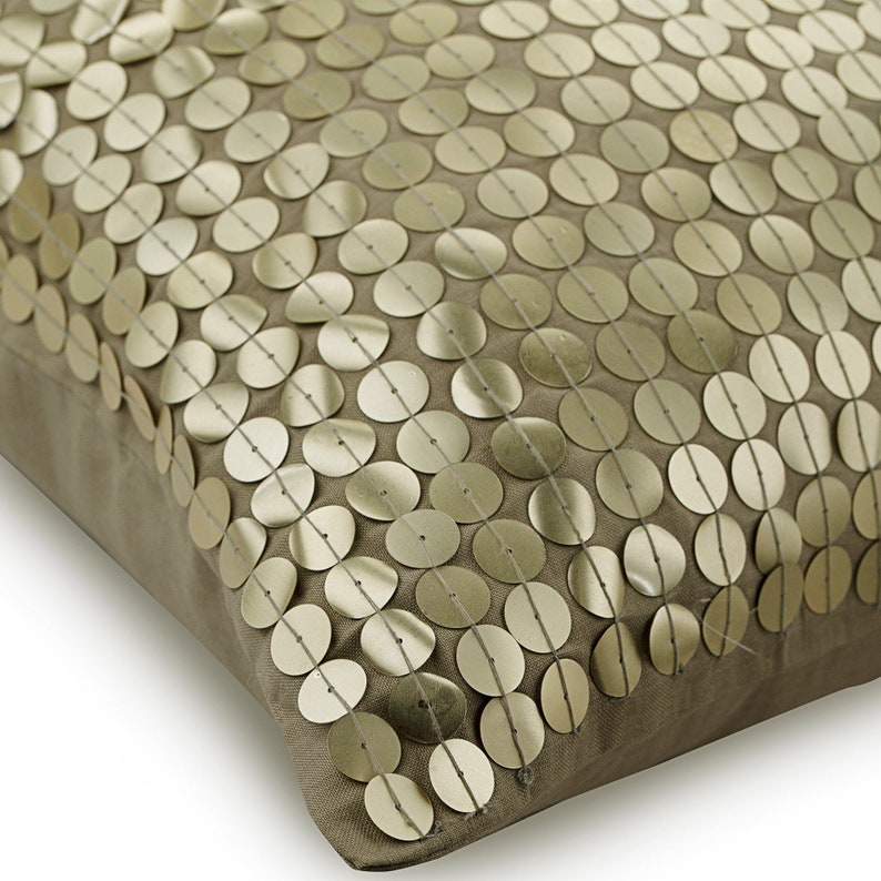 Decorative Silver Bed Throw Pillow 24x24 / Etsy