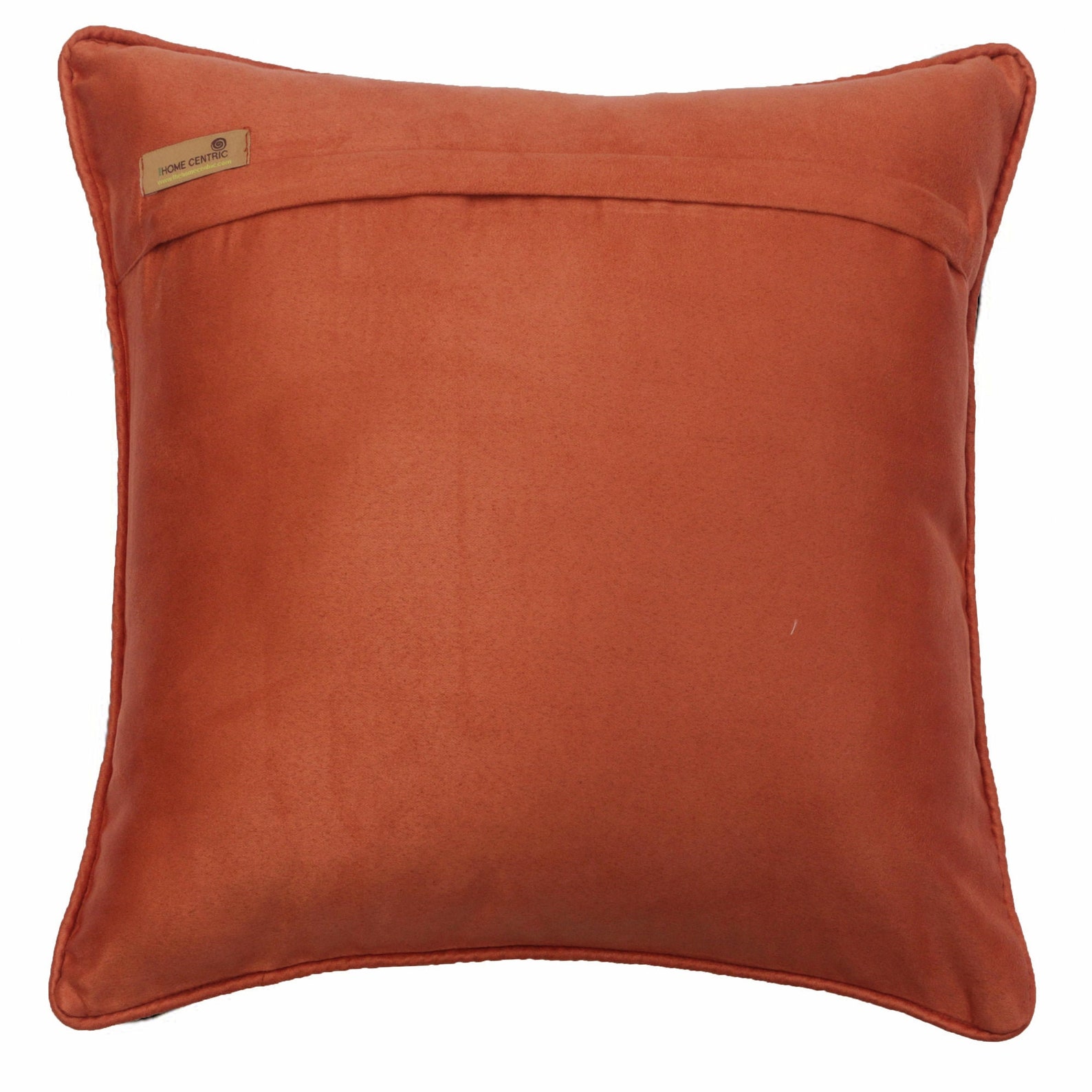 Jacquard Rust Throw Pillow Cover 18x18 Decorative Etsy