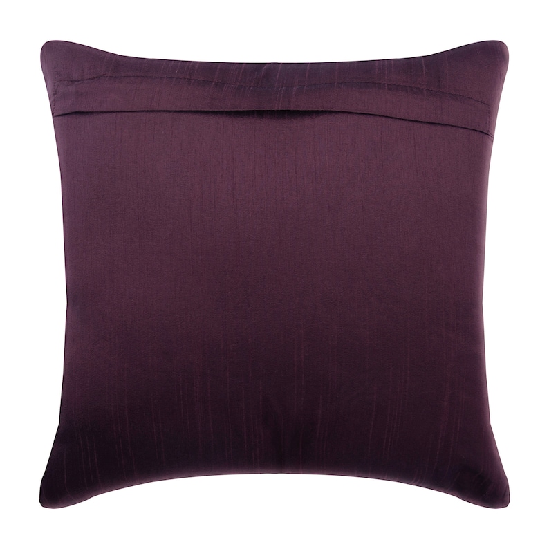 Art Silk Plum Purple Pillow Case Cover 16x16 Etsy