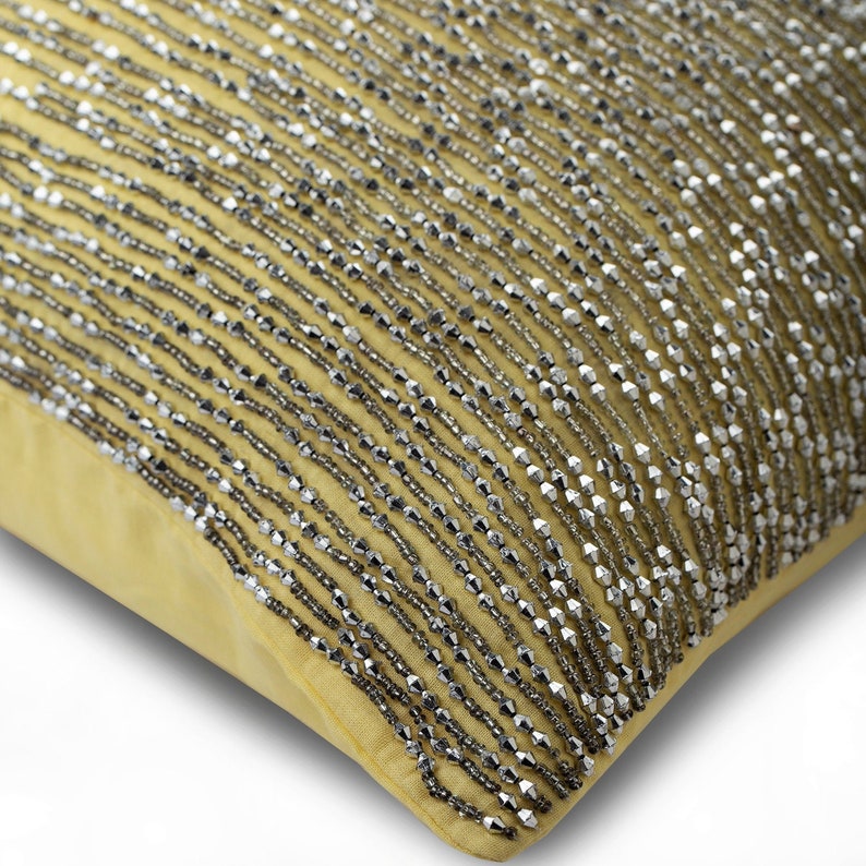 Handmade Pastel Yellow Throw Pillow Cover 16x16 Etsy