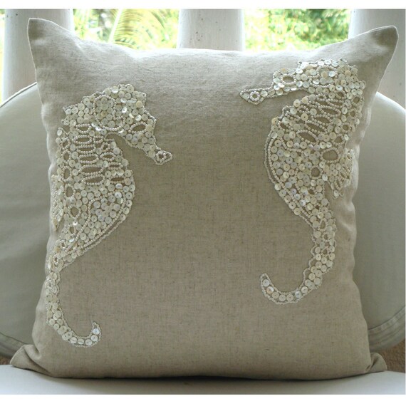 Decorative Blue Pillow Sham Covers 26x26 Inch Euro Sham Etsy