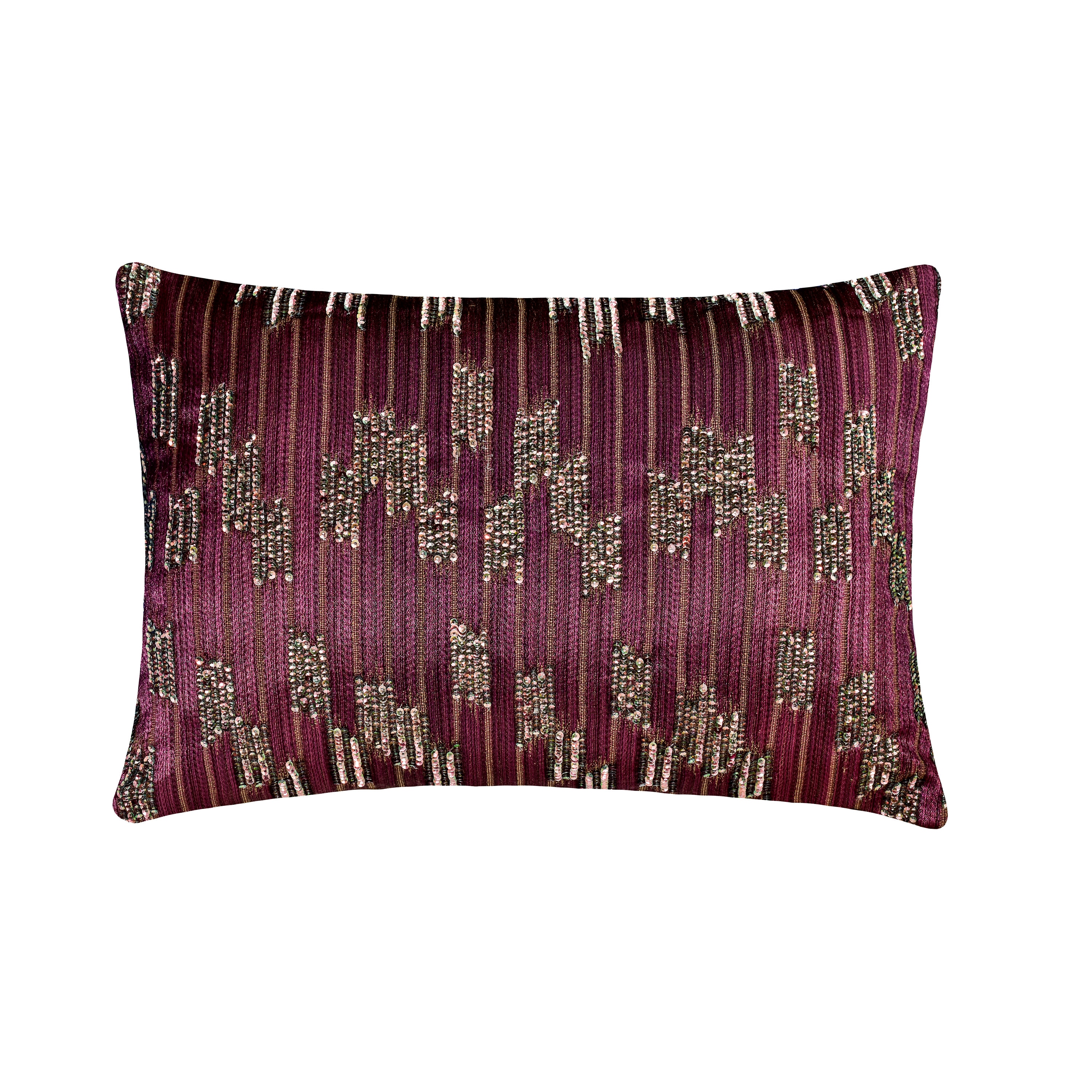 Decorative Oblong / Lumbar Throw Pillow Cover Purple Etsy