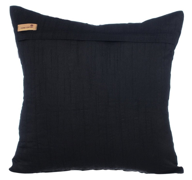 Luxury Black Couch Cushion Cover 16x16 Art Silk - Etsy