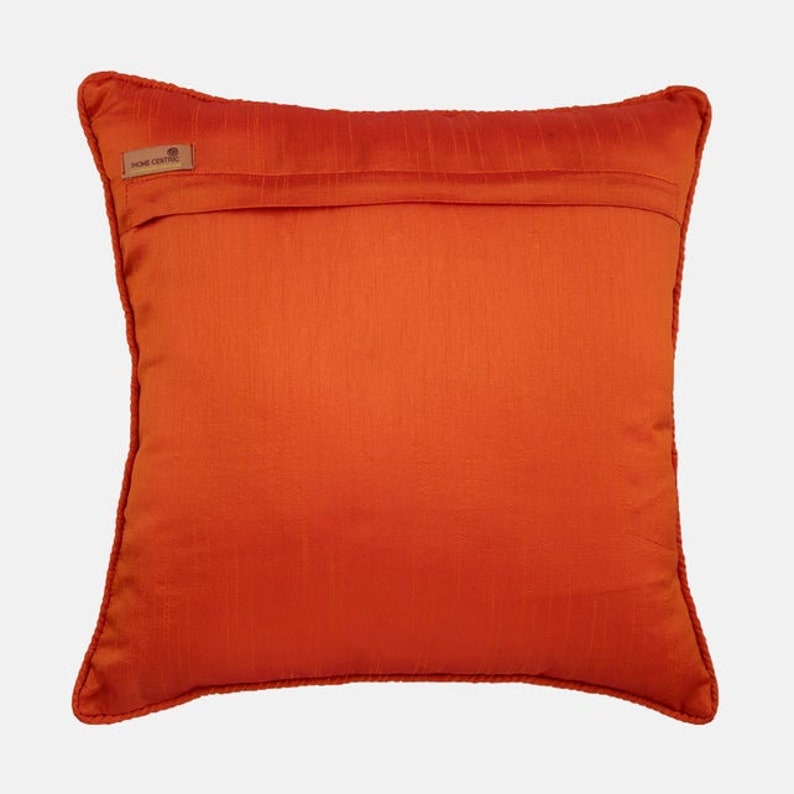 Decorative Orange Euro Pillow Sham 24x24 / Etsy