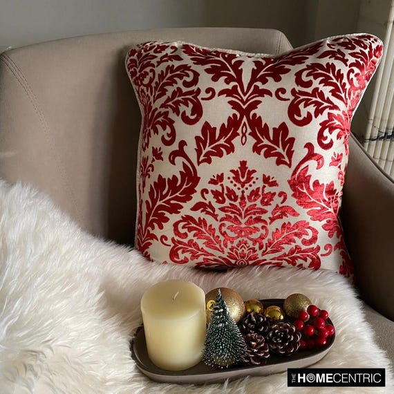 Red pillow covers 16x16 sale