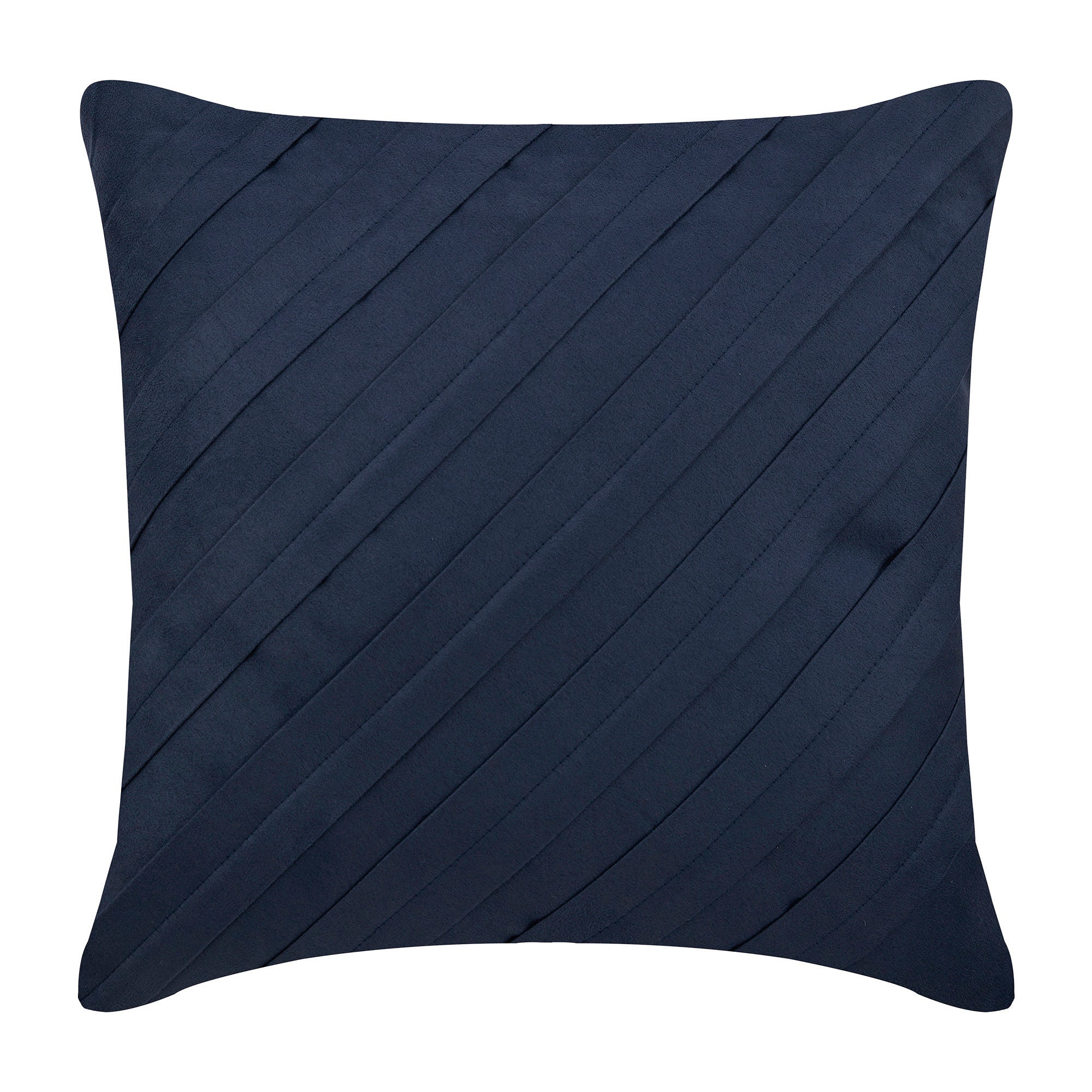 Handmade Pillow Covers 18 x 18 Navy Blue Textured Pintucks Etsy
