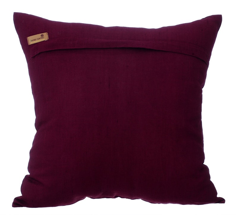 Designer Tyrian Purple Throw Pillow Cover 16x16 Etsy