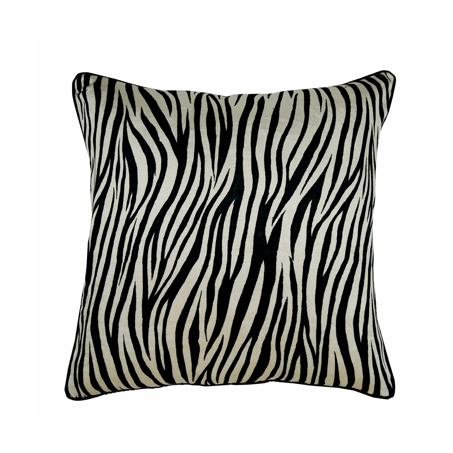 Decorative Zebra Stripes Throw Pillow Cover 16x16 Etsy