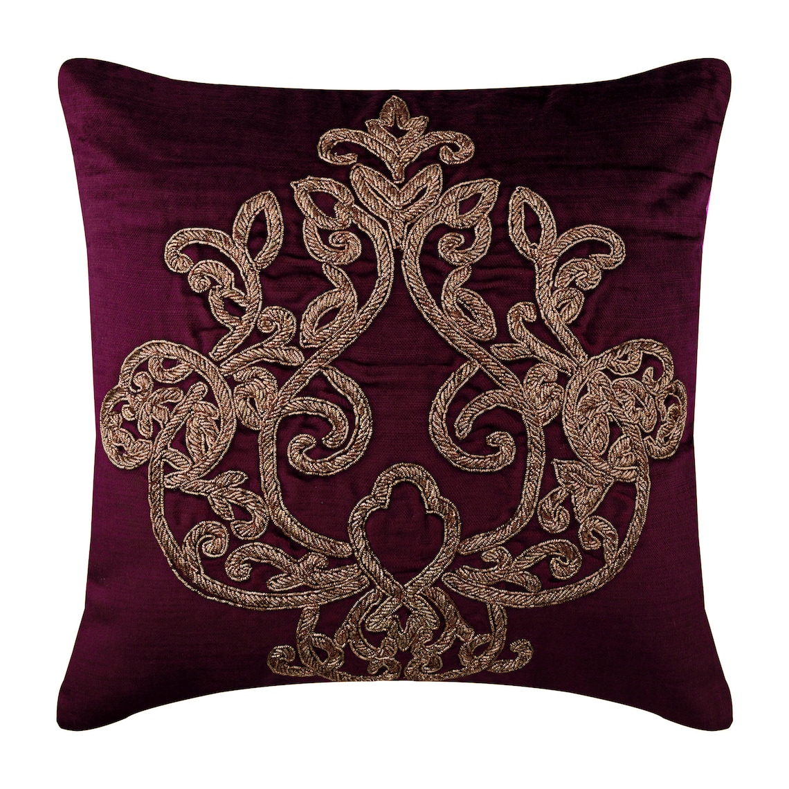 Buy Decorative Purple Throw Pillow Case 16x16 Velvet Online in India Etsy