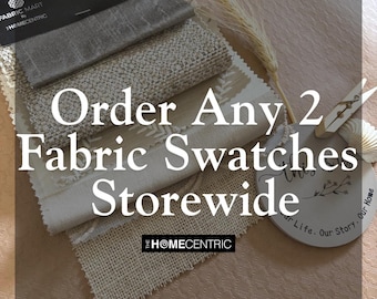 ORDER Upto Any 2 FABRIC SWATCHES