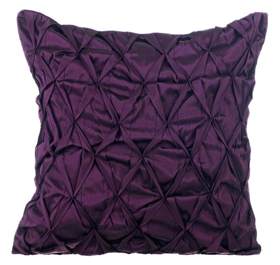 Plum Decorative Throw Pillow Cover Sofa Pillow Cases 18x18 Etsy