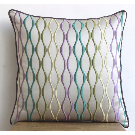 Luxury Multi Color Throw Pillows Cover For Couch Multicolor Etsy