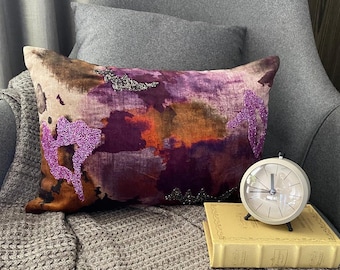 Federa Per Cuscino Morbida Liscia – Colore Lilla Viola – 60x60 Cm – Per Divano, Camera Da Letto, Soggiorno
