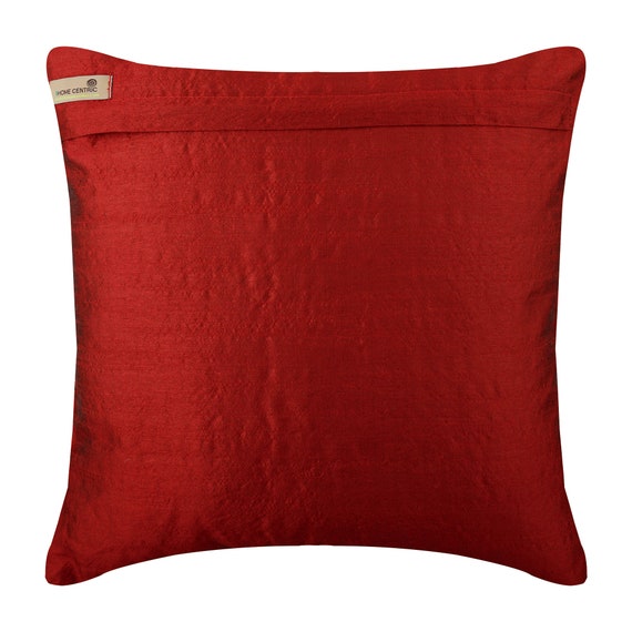 Red european hotsell pillowcase