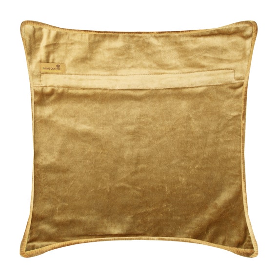 Buy Velvet Beige Gold Toss Pillows 16x16 Decorative Throw Pillow Case Painted Gold Foil Throw Pillow Cover Abstract Couch Pillows Big Splash Online in India Etsy
