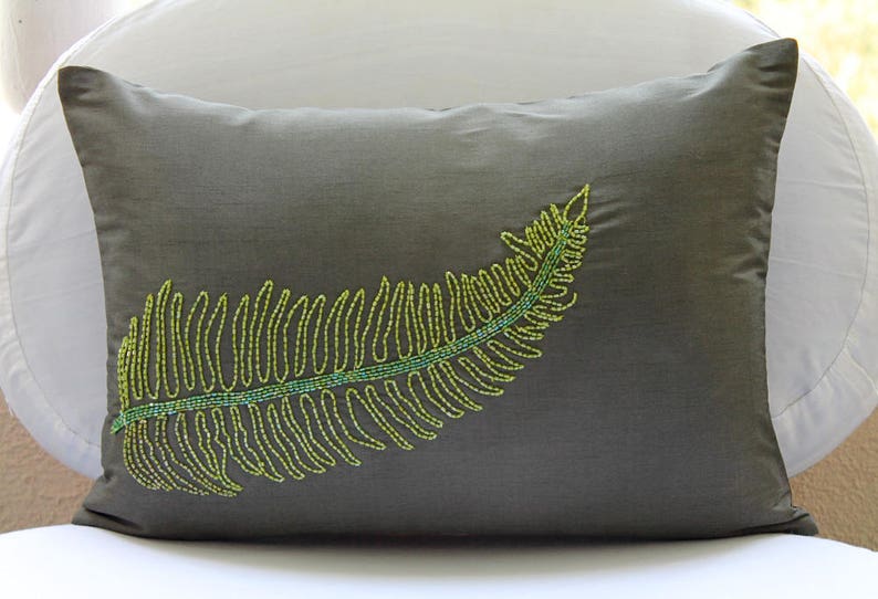 Decorative Oblong / Lumbar Throw Pillow Covers Accent Pillows Etsy