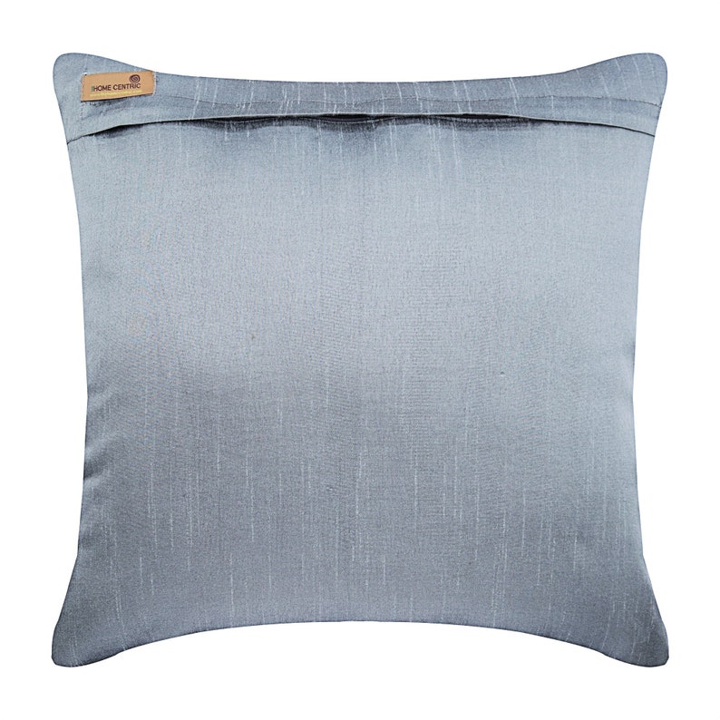 Buy Designer Silver Accent Pillow Covers 16x16 Silk Online in India Etsy