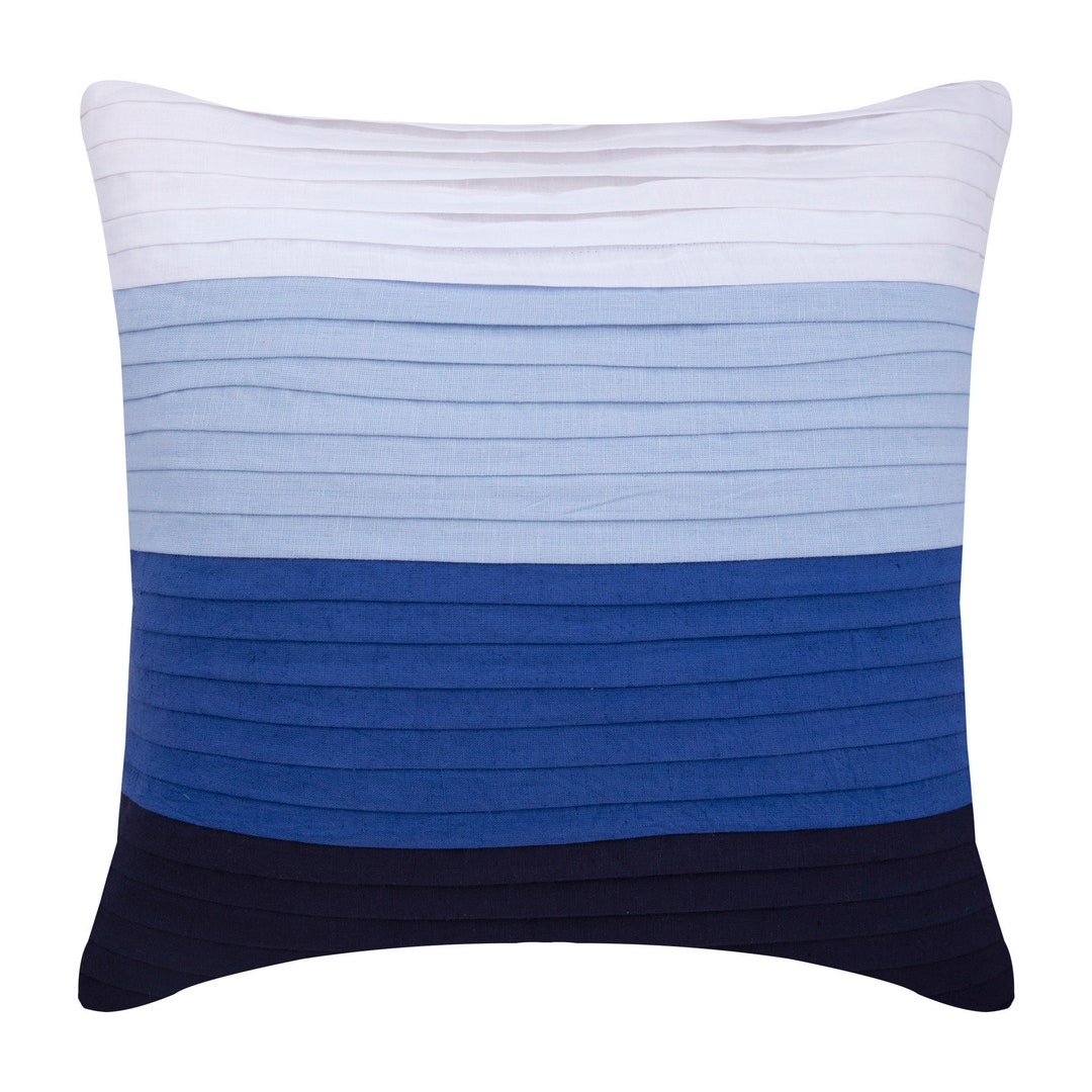 Decorative Toss Pillow Cover 16x16 Cotton Linen Etsy