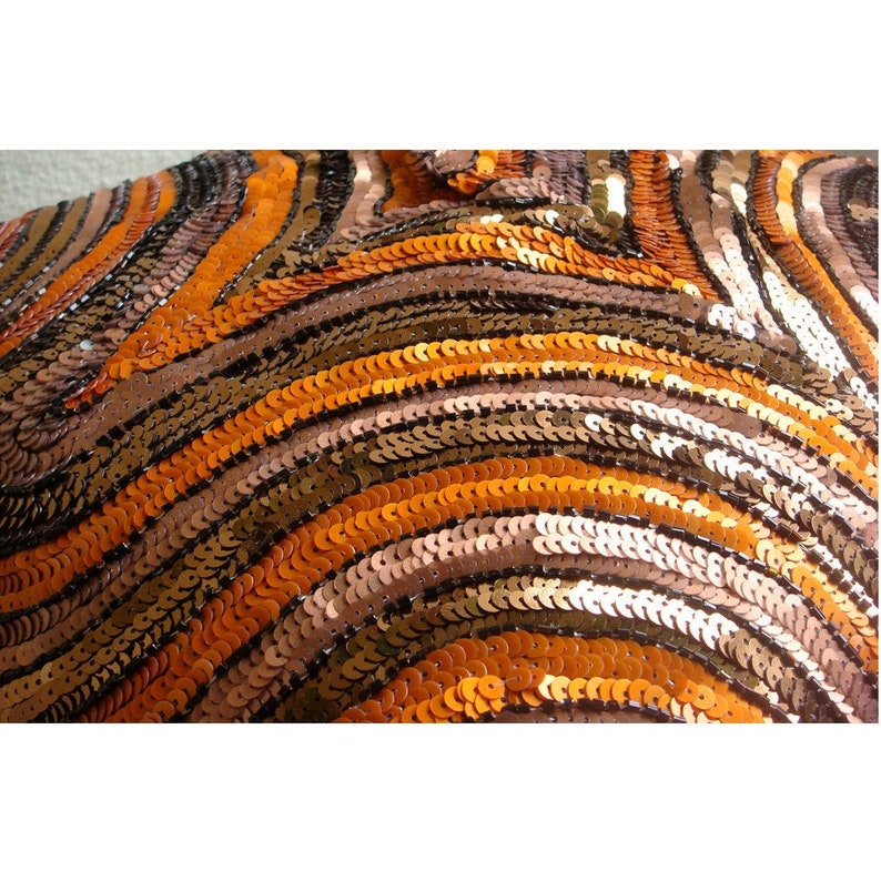 Luxury Orange Throw Pillow Cover 24x24 / Etsy