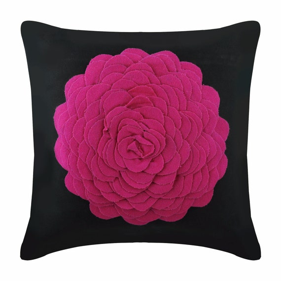 black suede throw pillows