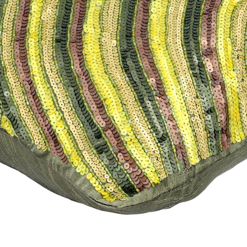 Decorative Green Euro Sham 24x24 / Etsy