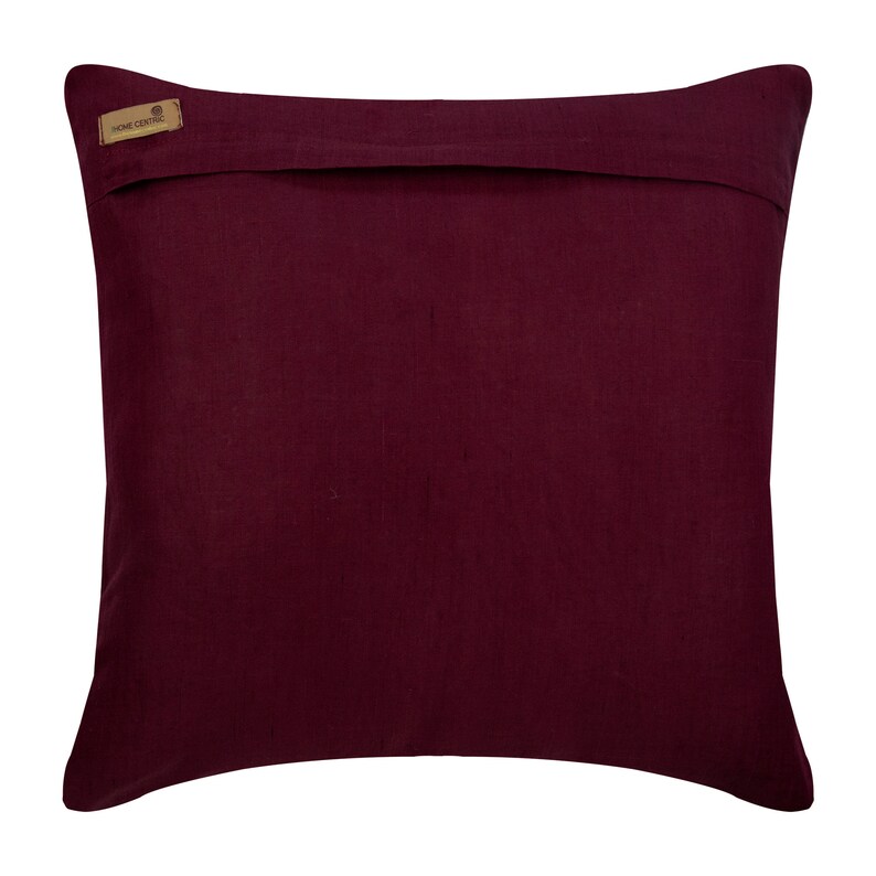 Designer Tyrian Purple Throw Pillow Cover 16x16 Etsy