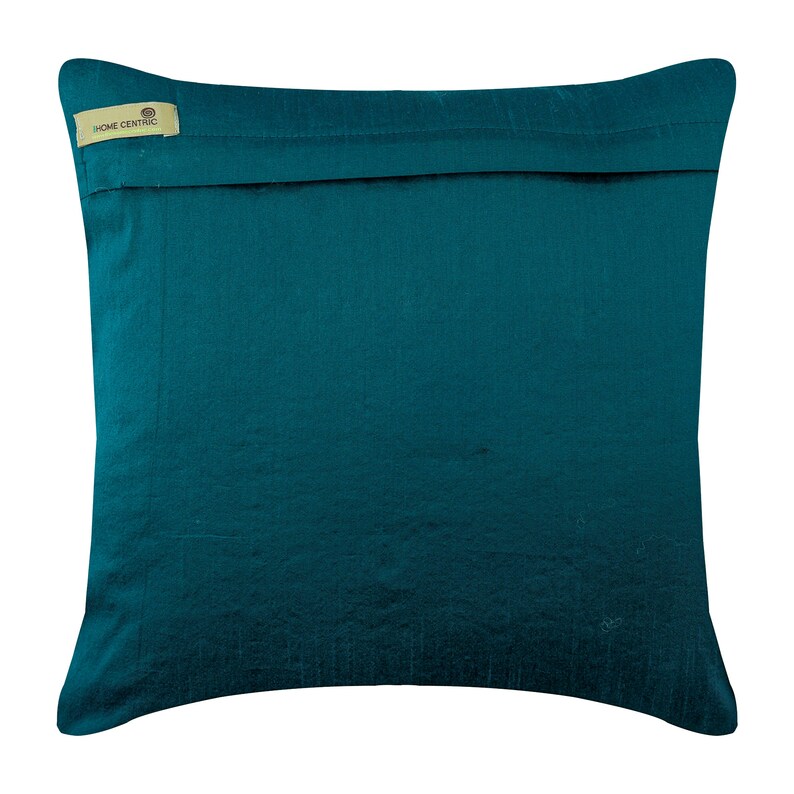 Decorative Teal Blue Euro Pillow Cover 24x24 / Etsy