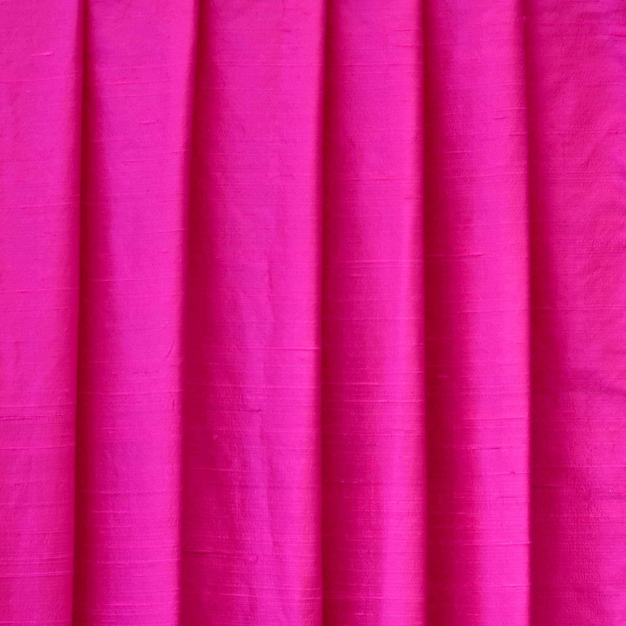 Fuchsia Pink Silk Dupioni Curtain Panels rod Pocket Grommet Etsy UK