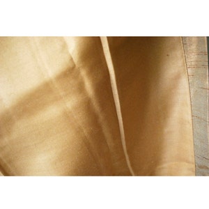 Gold Brown Silk Curtain Panels 52x96 Grommet Drapes Home And Living Bedroom Decor And Housewares Valance Window Treatments Blackout image 4