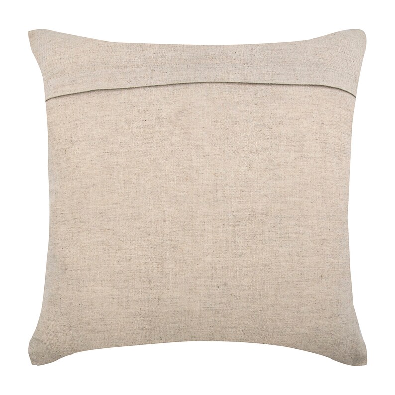 Decorative 20x20 Beige Throw Pillow Cover Cotton Etsy