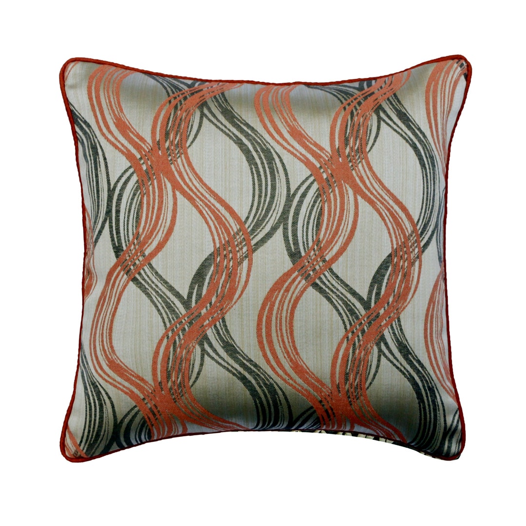 Decorative Pillow Cases 16x16 Jacquard Weave Couch Pillow Sofa Throw Pillow Cover Abstract
