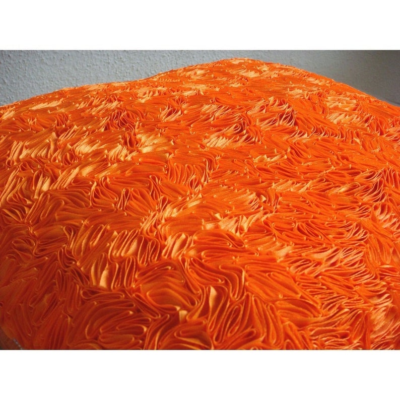 Decorative Orange Euro Pillow Cover 24x24 / Etsy