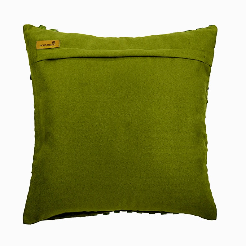 Faux Suede Green Throw Pillow Custom 16x16 Etsy