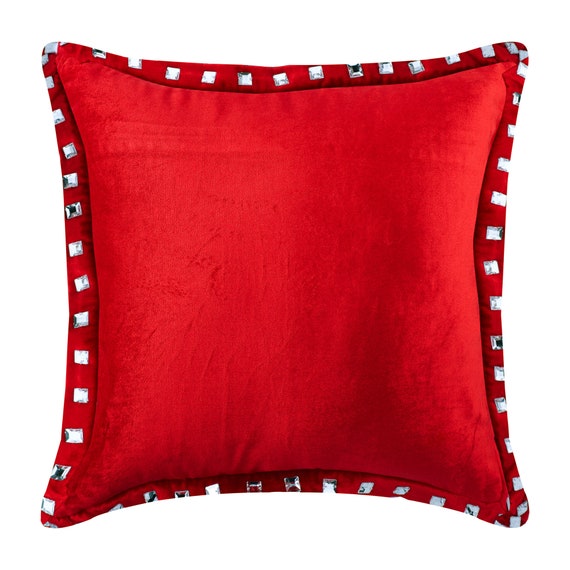 Red pillow covers deals 24x24