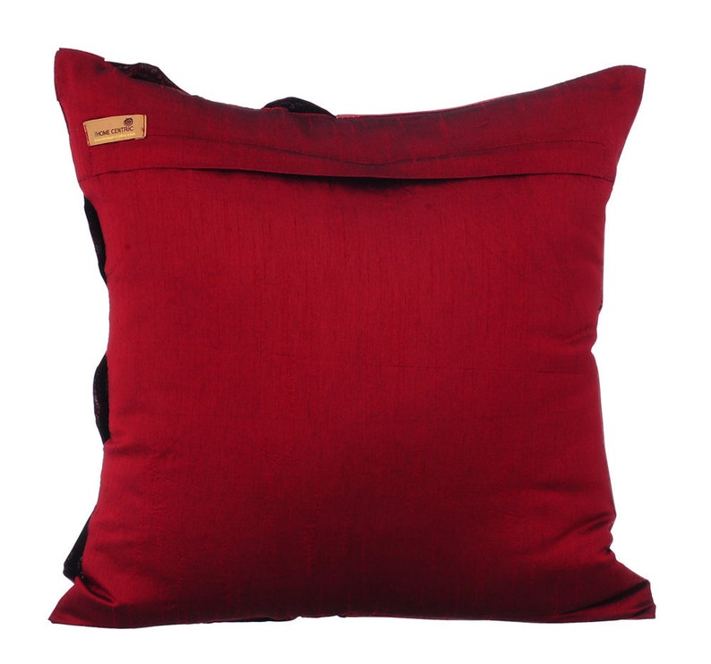 Red N Half Decorative Pillow Sham Cover Pillow Sham Couch Sofa Leather Pillow Case 24x24 Red Metallic Faux Leather Pillow Square Shams