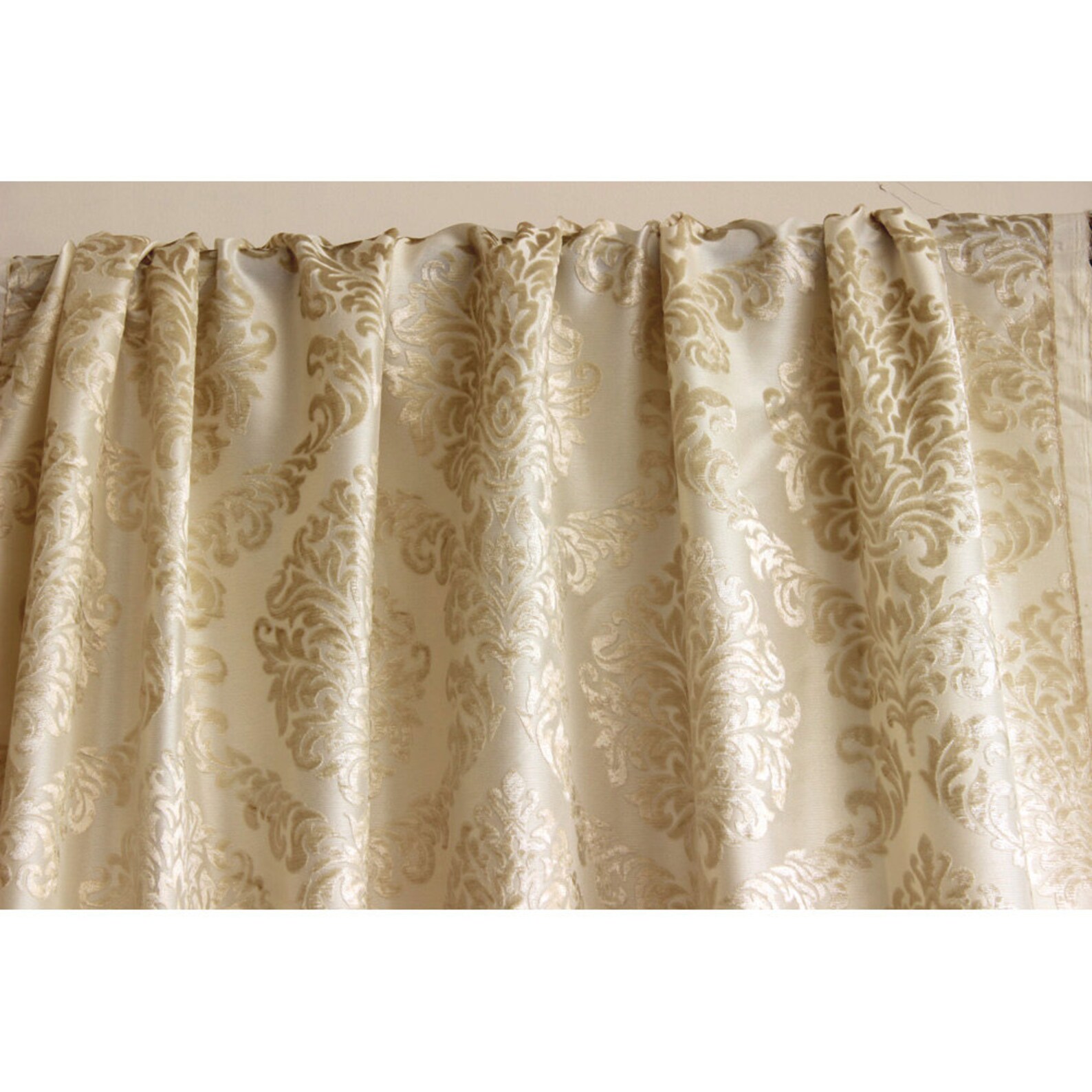 damask bedroom curtains