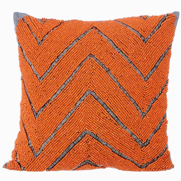 Orange Euro Sham Etsy