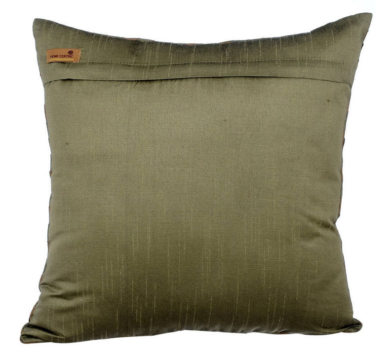 Decorative Olive Green Sofa Pillow 16x16 Art Etsy
