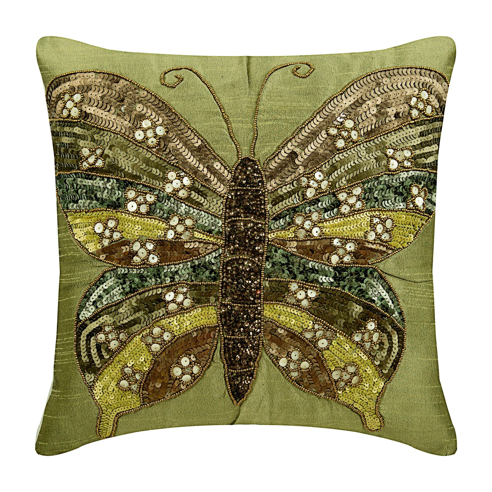 2Pcs Teal Cushion Covers Pillows Shells Damask Florals Sofa Home Decor 45 x 45cm