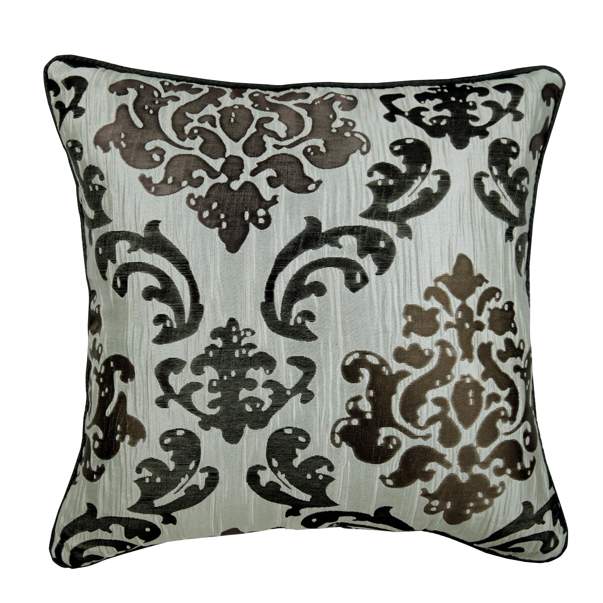 Designer Damask Cushion Covers 24x24 Silk Etsy
