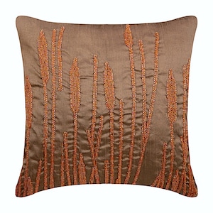 Designer Sofa Cushion 18x18 Art Silk Art Silk Throw Pillow Cover