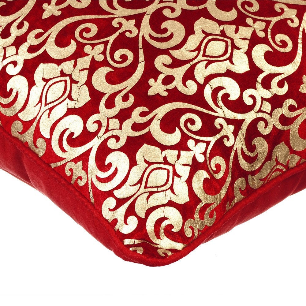 Decorative Red European Cushion Cover 24x24 / Etsy UK
