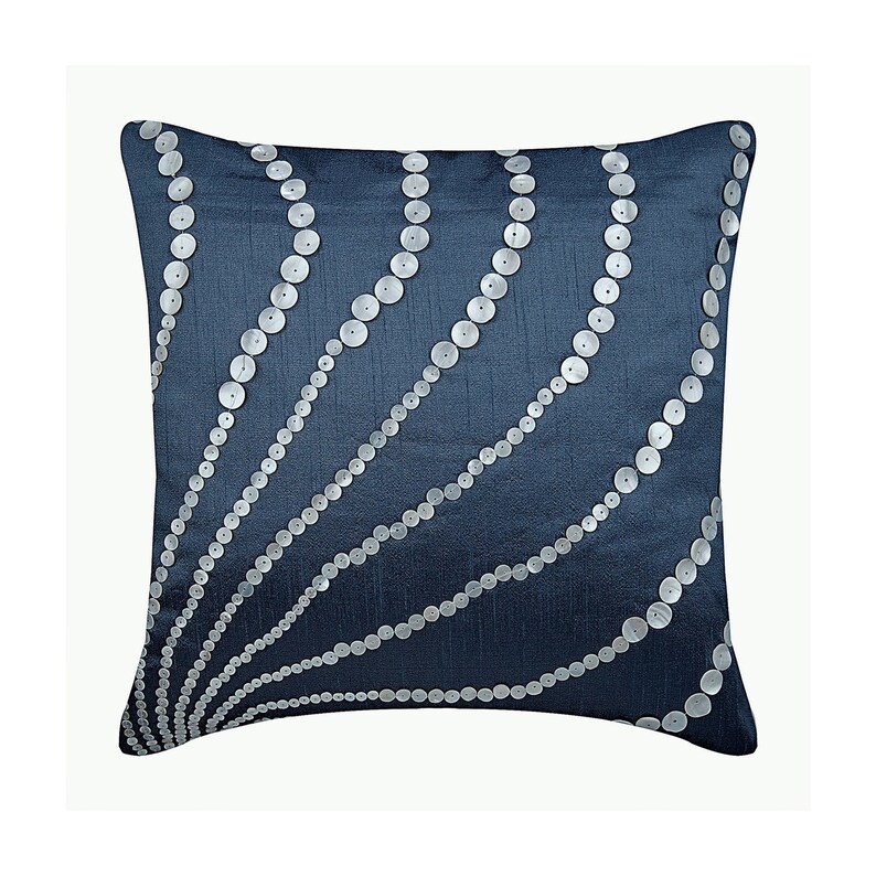 Luxury Midnight Blue Sofa Throw Pillow Large Etsy Canada