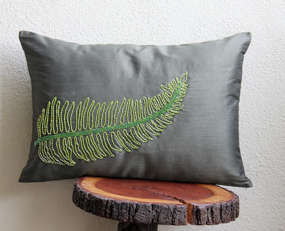 Decorative Oblong / Lumbar Throw Pillow Covers Accent Pillows Etsy