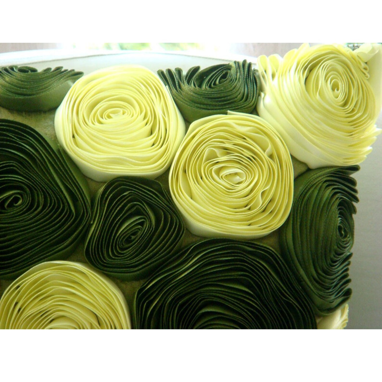 Decorative Olive Green Euro Pillow Sham 24x24 / Etsy